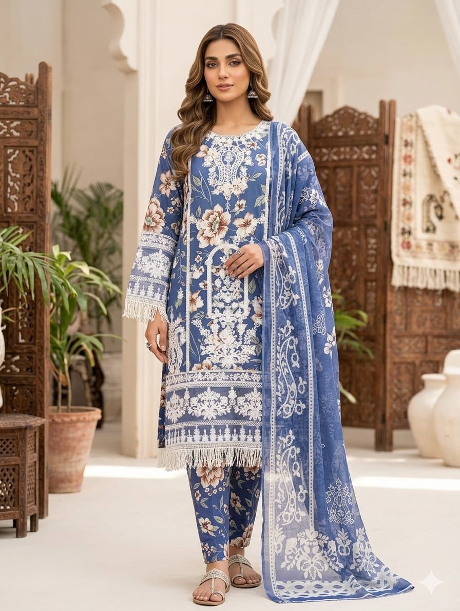 Stitched women Lawn Suits